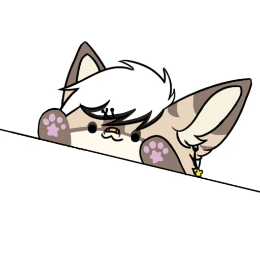 🐾 Стикер «Silver Fox arts» для Telegram
