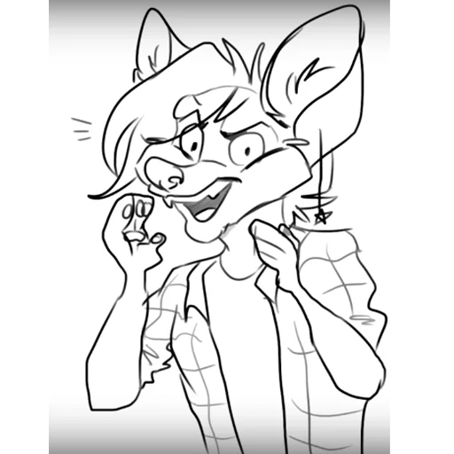 😆 Стикер «Silver Fox arts» для Telegram