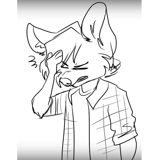 ✋ Стикер «Silver Fox arts» для Telegram