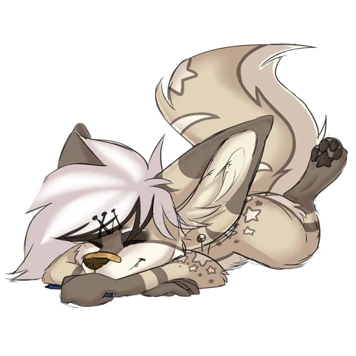 😄 Стикер «Silver Fox arts» для Telegram