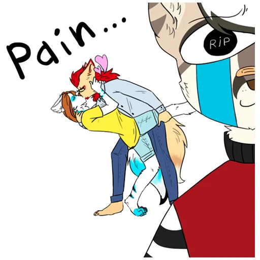 😭 Стикер «Silver Fox arts» для Telegram