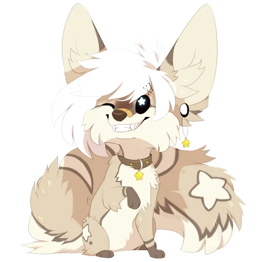 ✨ Стикер «Silver Fox arts» для Telegram