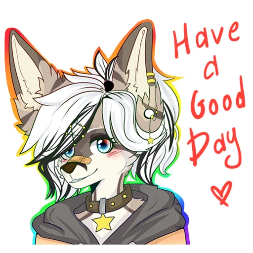 😊 Стикер «Silver Fox arts» для Telegram