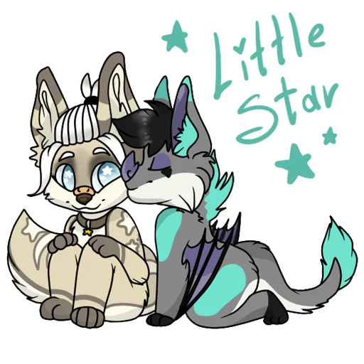 💙 Стикер «Silver Fox arts» для Telegram