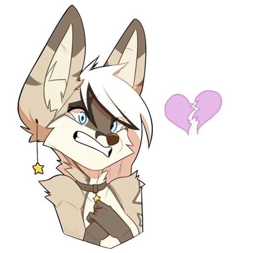 💔 Стикер «Silver Fox arts» для Telegram