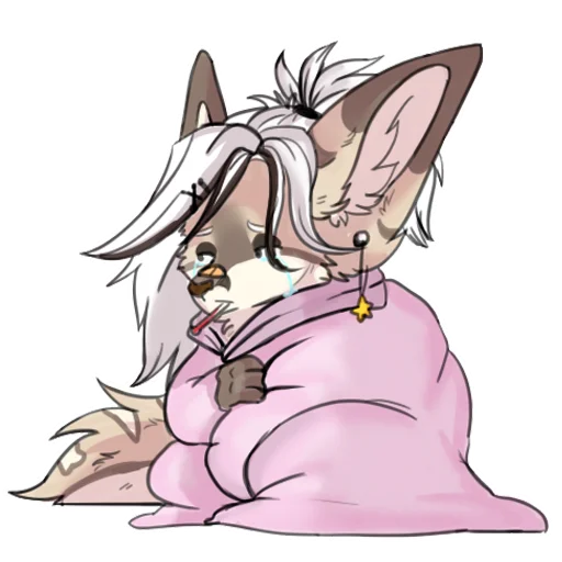 🤒 Стикер «Silver Fox arts» для Telegram