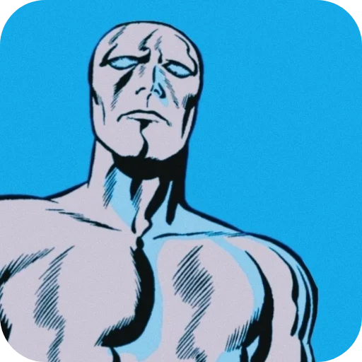 😐 Стикер «Silver Surfer» для Telegram