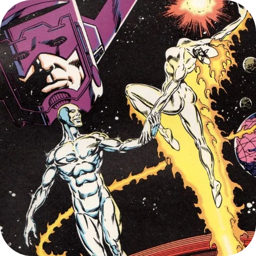 ❤ Стикер «Silver Surfer» для Telegram