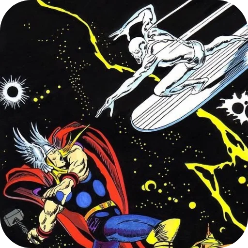 🔥 Стикер «Silver Surfer» для Telegram