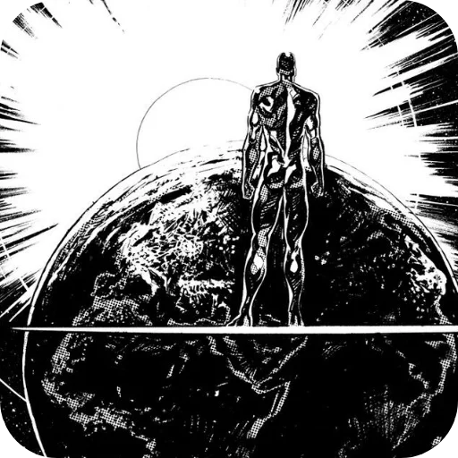 😎 Стикер «Silver Surfer» для Telegram