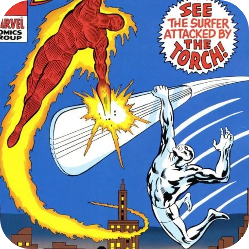 🔥 Стикер «Silver Surfer» для Telegram