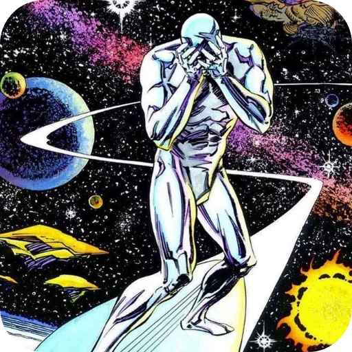 🥺 Стикер «Silver Surfer» для Telegram