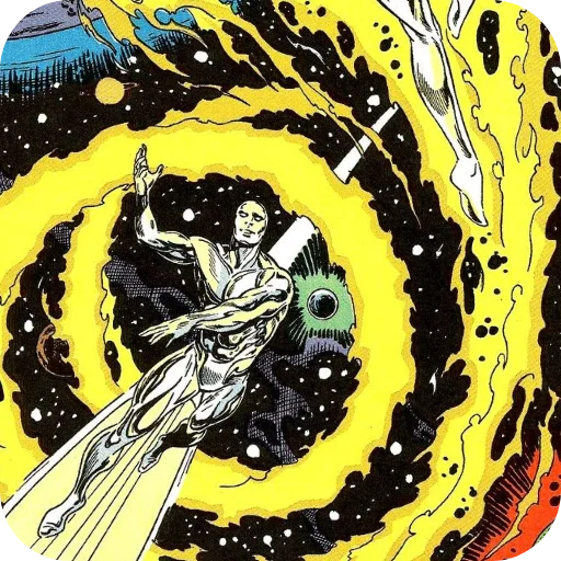 😁 Стикер «Silver Surfer» для Telegram