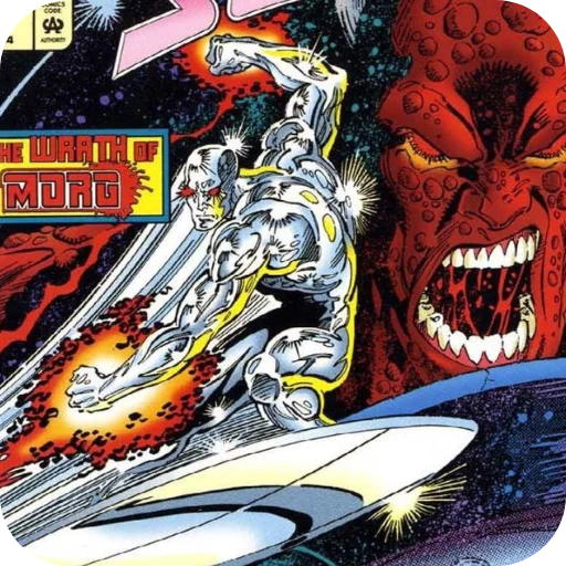 😎 Стикер «Silver Surfer» для Telegram