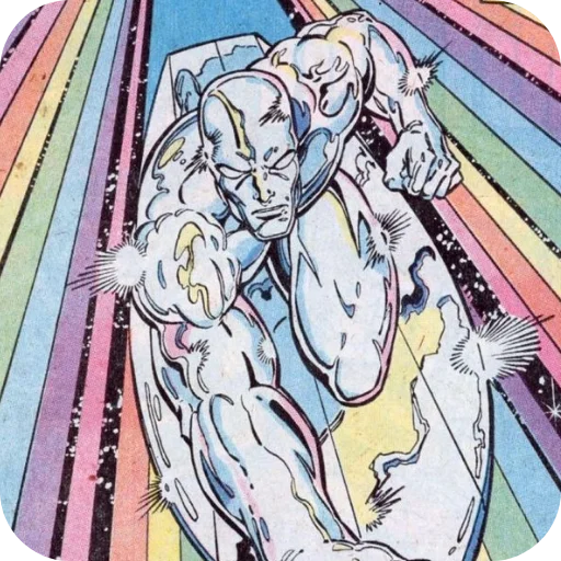 😠 Стикер «Silver Surfer» для Telegram