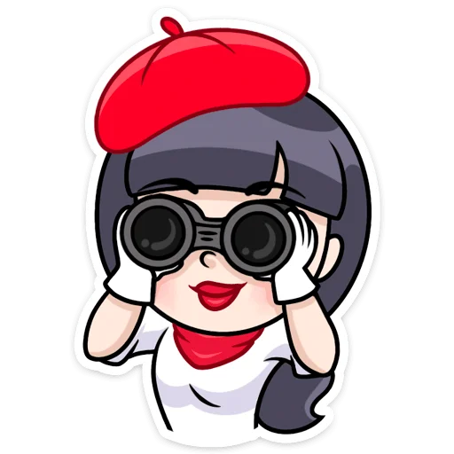 👀 Стикер «Сильвия» для Telegram