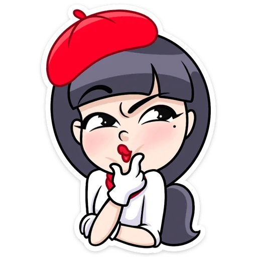 🤔 Стикер «Сильвия» для Telegram
