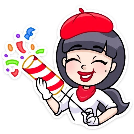 👩‍🦰 Стикер «Сильвия» для Telegram