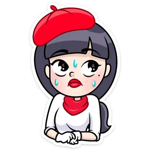 👩‍🦰 Стикер «Сильвия» для Telegram