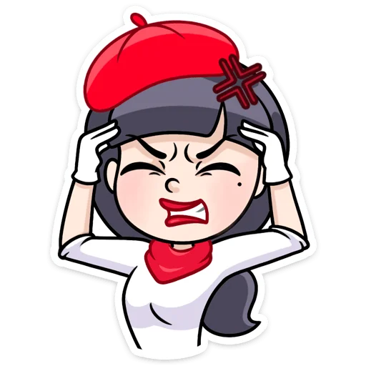 👩‍🦰 Стикер «Сильвия» для Telegram