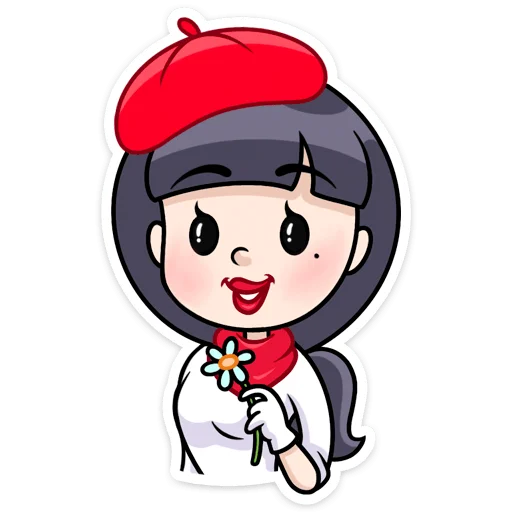 😍 Стикер «Сильвия» для Telegram