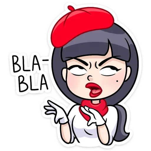😒 Стикер «Сильвия» для Telegram
