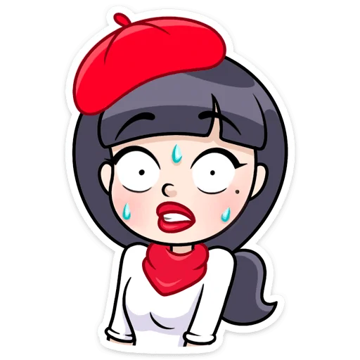 😓 Стикер «Сильвия» для Telegram