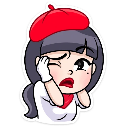 👩‍🦰 Стикер «Сильвия» для Telegram