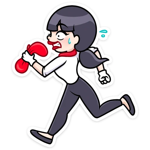 👩‍🦰 Стикер «Сильвия» для Telegram
