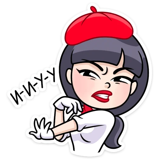 👩‍🦰 Стикер «Сильвия» для Telegram