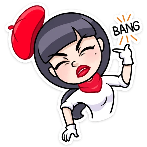 👩‍🦰 Стикер «Сильвия» для Telegram