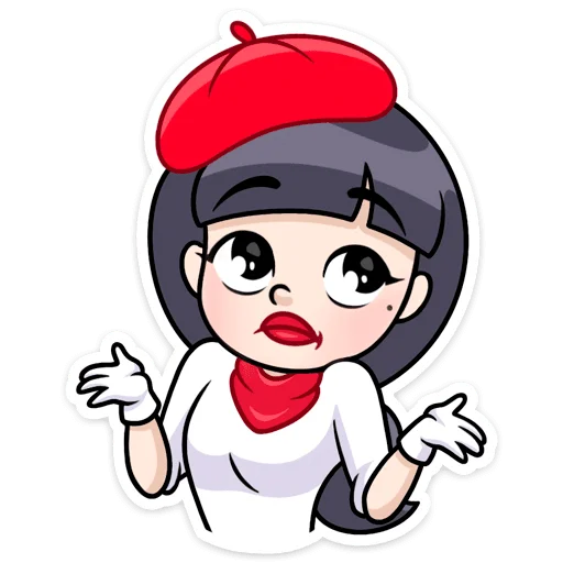 🤷‍♀ Стикер «Сильвия» для Telegram
