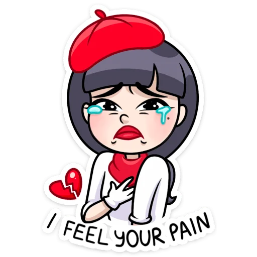 😢 Стикер «Сильвия» для Telegram