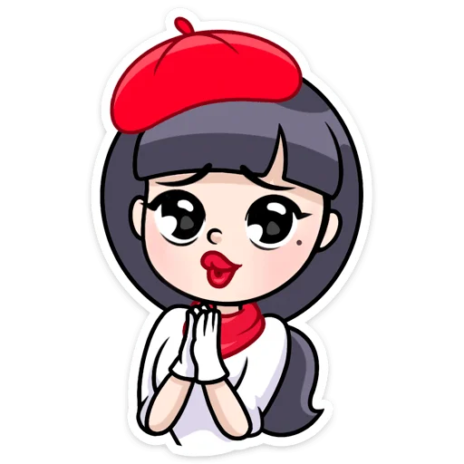 👩‍🦰 Стикер «Сильвия» для Telegram