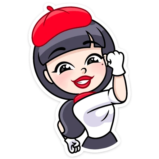 👩‍🦰 Стикер «Сильвия» для Telegram