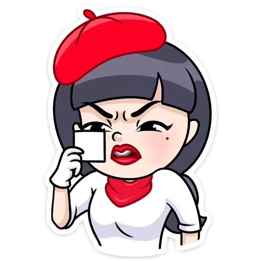 🧐 Стикер «Сильвия» для Telegram