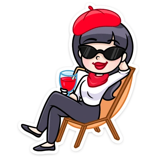 👩‍🦰 Стикер «Сильвия» для Telegram