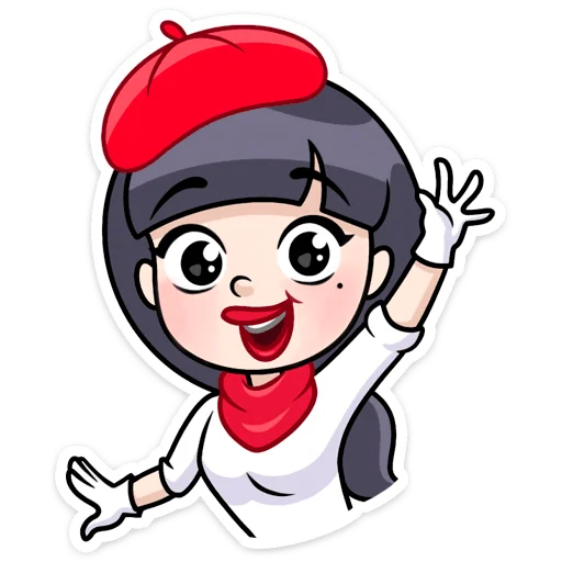 👩‍🦰 Стикер «Сильвия» для Telegram