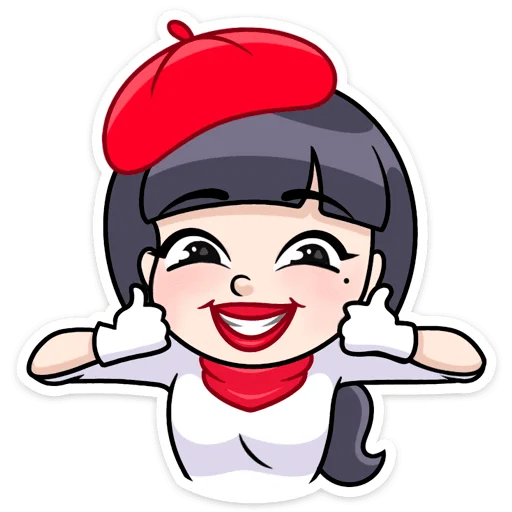 👍 Стикер «Сильвия» для Telegram