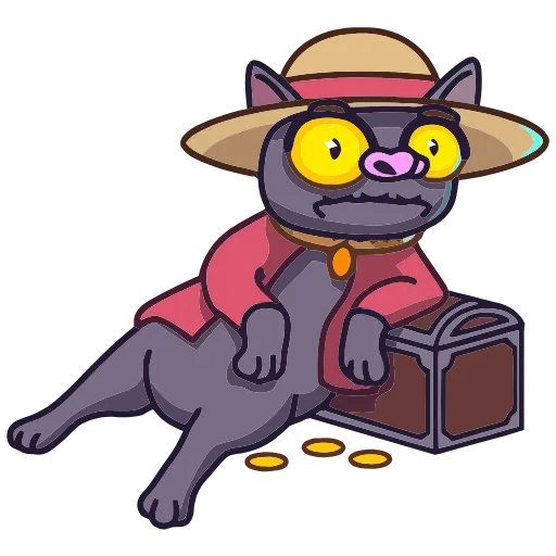 🙅‍♀️ Эмодзи «Кот Сима» для Telegram