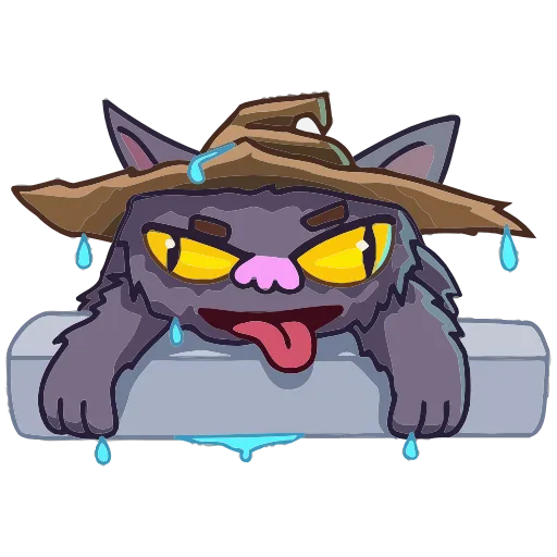 😛 Эмодзи «Кот Сима» для Telegram