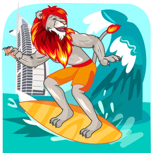 🤙 Стикер «SIMBA» для Telegram