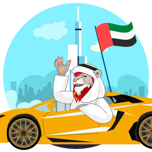 🏎 Стикер «SIMBA» для Telegram