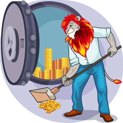 💰 Стикер «SIMBA» для Telegram