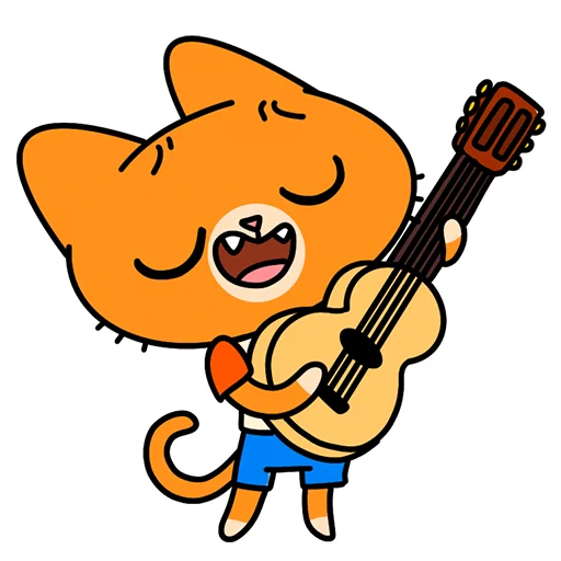 🎸 Стикер «Симбочка Пимпочка» для Telegram