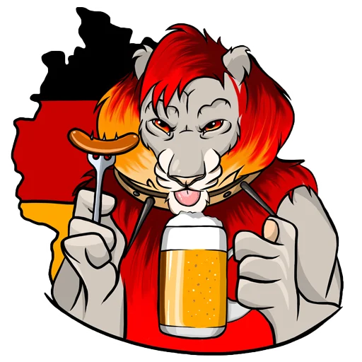 🇩🇪 Стикер «Simba.storage» для Telegram