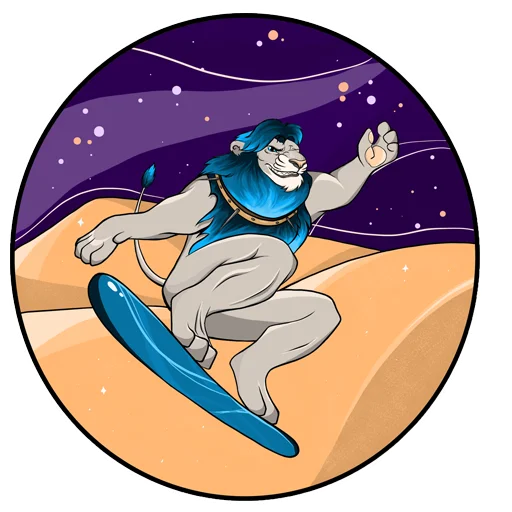 🏂 Стикер «Simba.storage» для Telegram