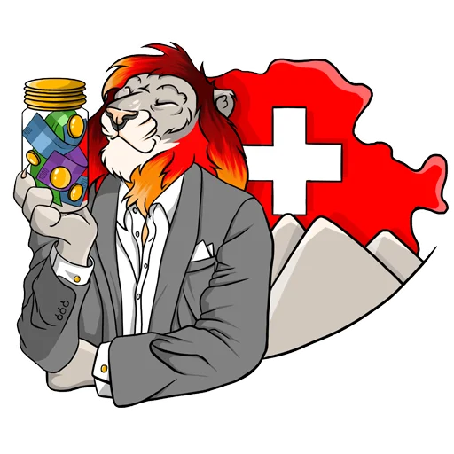 🇨🇭 Стикер «Simba.storage» для Telegram