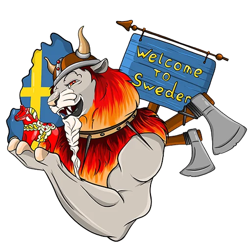 🇸🇪 Стикер «Simba.storage» для Telegram