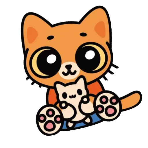 🐱 Стикер «Котики и фразочки» для Telegram